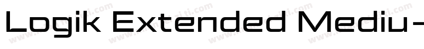 Logik Extended Mediu字体转换